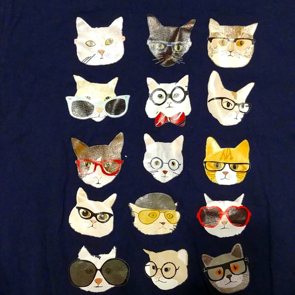 Pawsome Cat print tee - Picture 8 of 8